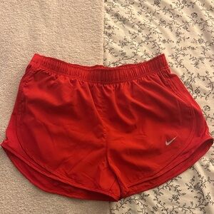 Nike Women's Bright Red Athletic Shorts